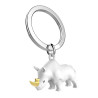 Porte-clés Rhinocéros blanc - Metalmorphose