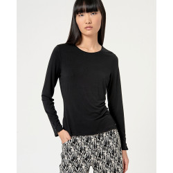 T-Shirt noir NEBU014 - Surkana