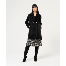 Manteau noir SEFI411 - Surkana