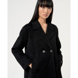 Manteau noir SEFI411 - Surkana