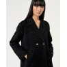 Manteau noir SEFI411 - Surkana