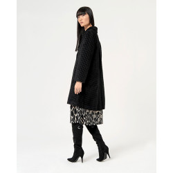 Manteau noir SEFI411 - Surkana