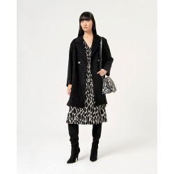 Manteau noir SEFI411 - Surkana