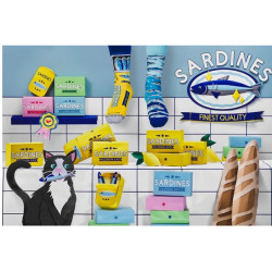 Chaussettes dépareillées THE SARDINES- Many Mornings