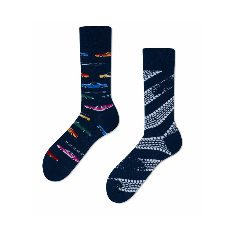 Chaussettes dépareillées Fast Cars - Many Mornings