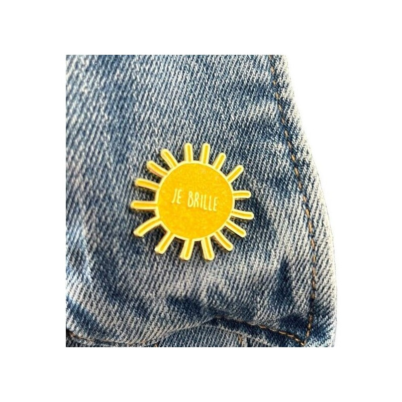 Pin's je brille - Madame La Mouette