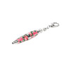 Stylo porte-clé Fleur rose - Catwalk