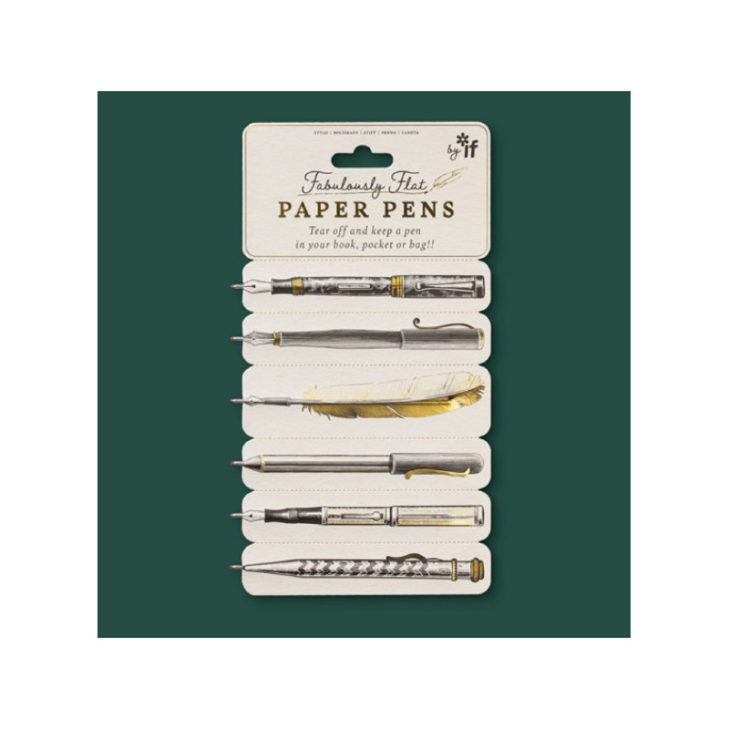 Set de 6 stylos Paperpens - Catwalk