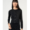 Cardigan noir pailleté NEXU335 - Surkana