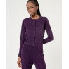 Cardigan violet pailleté NEXU335 - Surkana