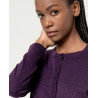 Cardigan violet pailleté NEXU335 - Surkana