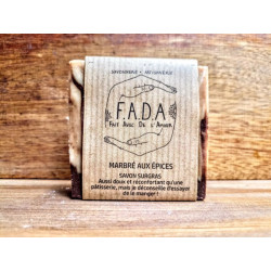 Savon Le marbré aux épices - F.A.D.A - Fait Avec De l'Amour