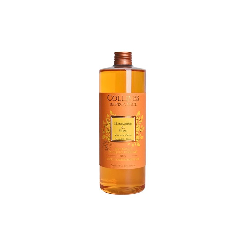 Recharge Bouquet Parfumé Mandarine & Yuzu Grand Format - Collines de Provence