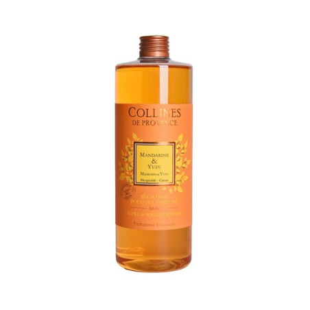 Recharge Bouquet Parfumé Mandarine & Yuzu Grand Format- Collines de Provence - Achat en ligne - Jaines