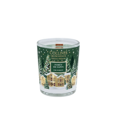Bougie Parfumée Noël Forêt de Sapin- Collines de Provence - Achat en ligne - Jaines