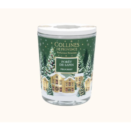 Bougie Parfumée Noël Forêt de Sapin- Collines de Provence - Achat en ligne - Jaines