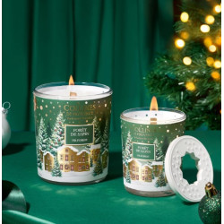 Bougie Parfumée Noël Forêt de Sapin 180g - Collines de Provence