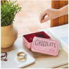 Boîte à bijoux Chocolat rose - Jaïnès & Co