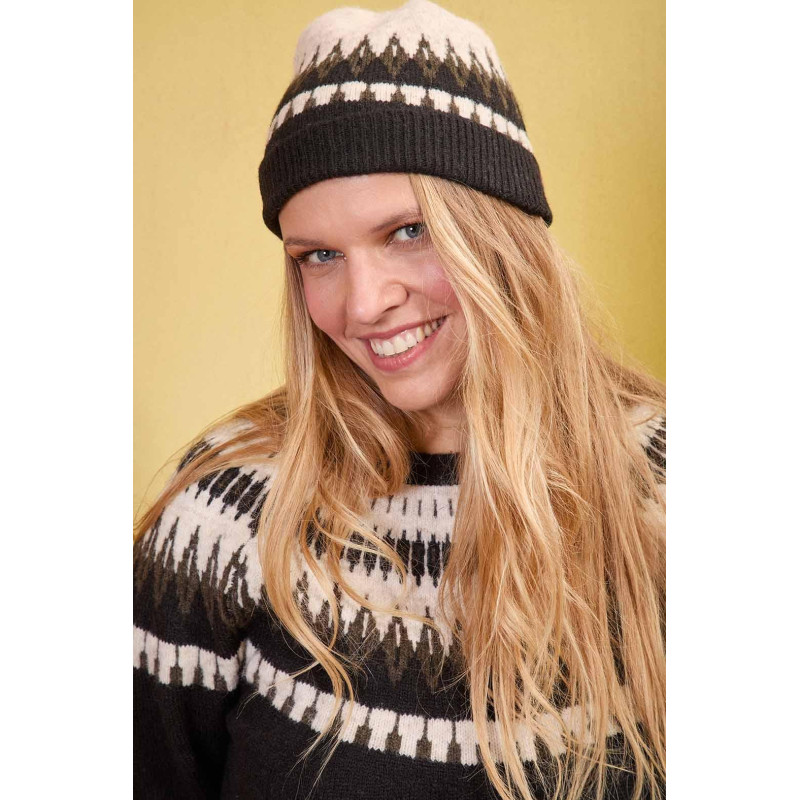 Bonnet Frost Vili Black  - La Fiancée