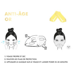 Masque visage Anti-Age Extraits D'Or - Inuwet