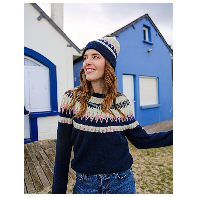 Pull Frost Bleu nuit - La Fiancée - Achat en ligne - Jaines