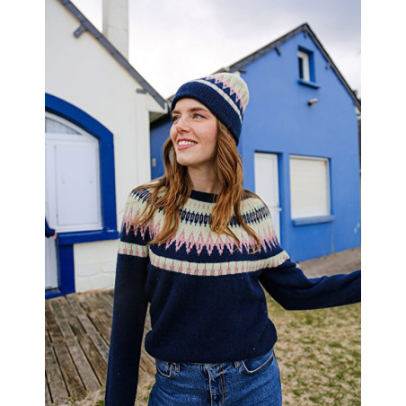 Pull Frost Bleu nuit - La Fiancée - Achat en ligne - Jaines