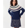 Pull Frost Bleu nuit - La Fiancée - Achat en ligne - Jaines
