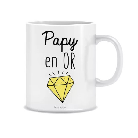 Mug Papy en Or - Les Cornichons - Achat en ligne - Jaines