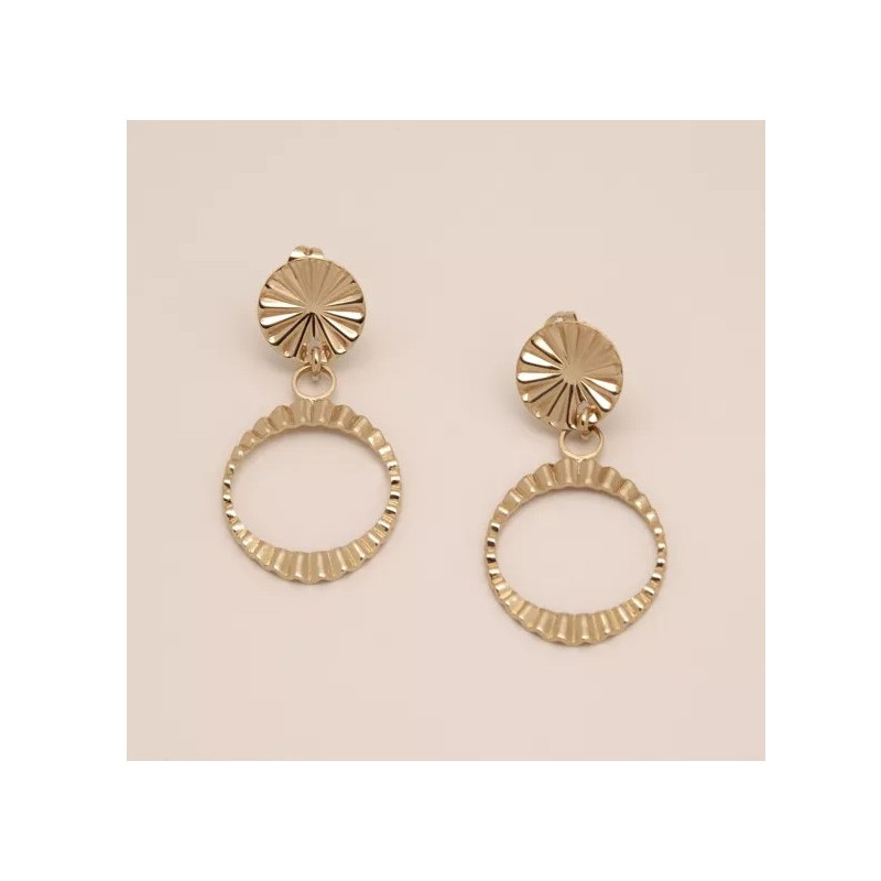 Boucles d'oreilles PLEATS Maxi- Les Femmes à Barbes