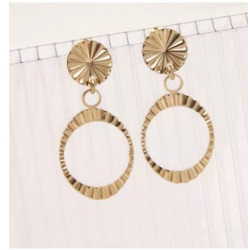 Boucles d'oreilles PLEATS Maxi- Les Femmes à Barbes
