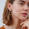 Boucles d'oreilles PLEATS Maxi- Les Femmes à Barbes
