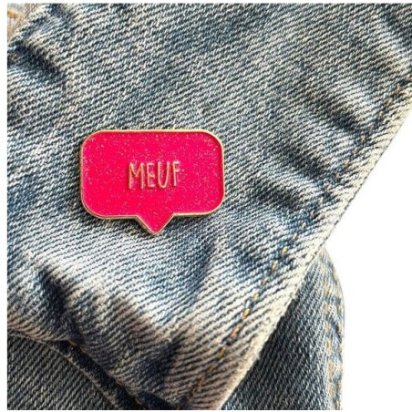 Pin's Meuf  - Madame La Mouette - Achat en ligne - Jaines