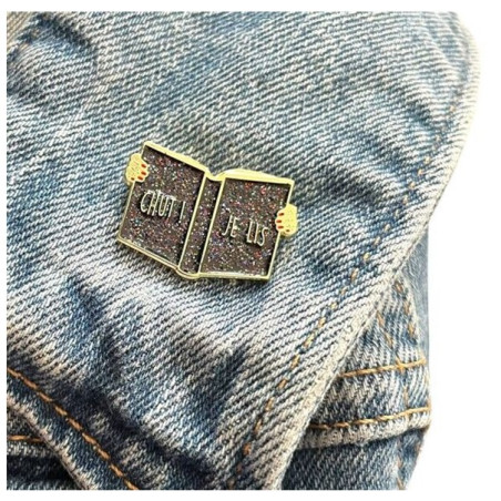 Pin's chut! je lis - Madame La Mouette - Achat en ligne - Jaines
