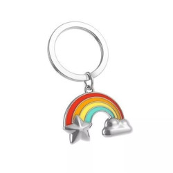 Porte-clés Arc-en-ciel- Metalmorphose
