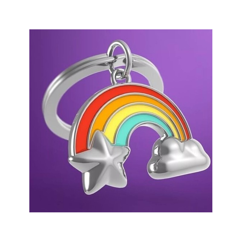 Porte-clés Arc-en-ciel- Metalmorphose