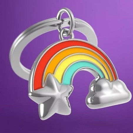 Porte-clés Arc-en-ciel - Metalmorphose