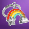 Porte-clés Arc-en-ciel- Metalmorphose