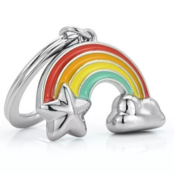 Porte-clés Arc-en-ciel- Metalmorphose