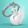 Porte-clés Cygne - Metalmorphose