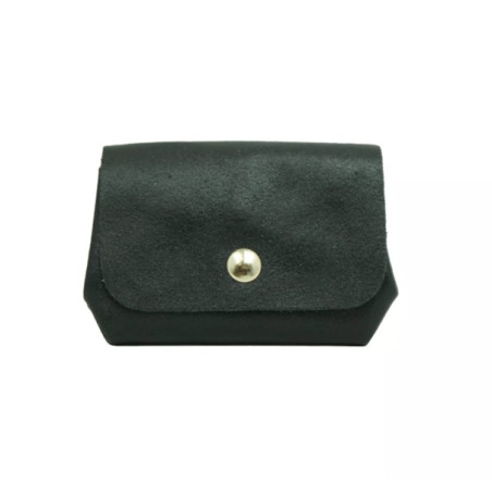Porte-monnaie en cuir Léa noir - Jaïnès & Co - Achat en ligne - Jaïnès