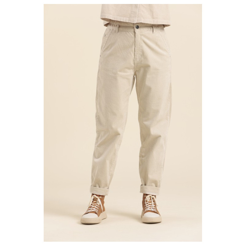 Pantalon velours PRONY Calcaire - Mât de Misaine