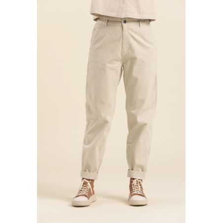 Pantalon velours côtelé Prony Calcaire - Mât de Misaine - Achat en ligne - Jaines