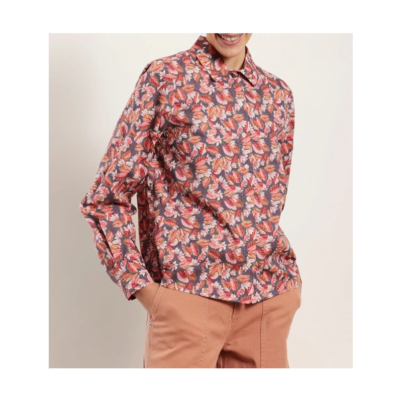 Chemise Imprimé Corail CATBA ML-3054 - Mât de Misaine