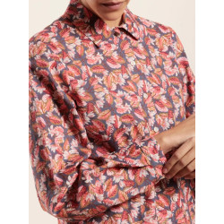 Chemise Imprimé Corail CATBA ML-3054 - Mât de Misaine