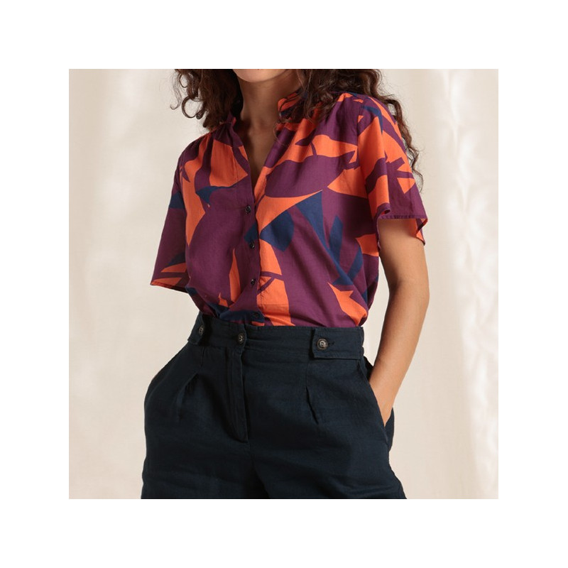 Chemise Imprimé Cassis CROISEUR-10253 - Mât de Misaine