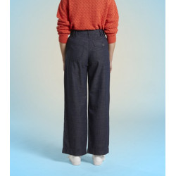 Pantalon Rayé Navy PONT-25268 - Mât de Misaine
