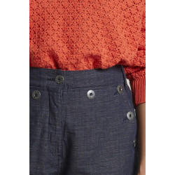 Pantalon Rayé Navy PONT-25268 - Mât de Misaine