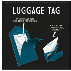 Étiquette de Bagage Bleu - Legami - Achat en ligne - Jaines