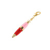 Stylo porte-clé Doré Bicolore Rouge Rose - Catwalk