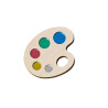 Broche Palette de peinture- Monolama - Achat en ligne -Jaïnès